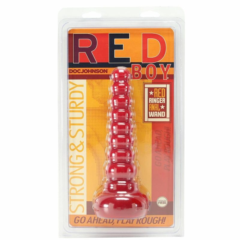 Dildos | Red Boy Red Ringer Anal Wand Anal Sex Toys Anal Sex Toys