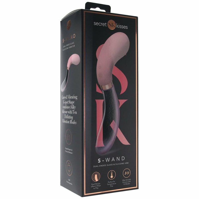 Dildos | Secret Kisses Glass S Shape Vibe Dildos Dildos