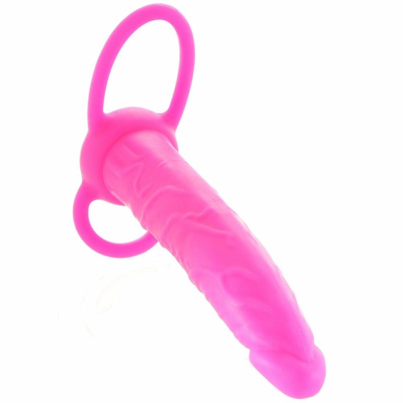 Dildos | Silicone Love Rider Dual Penetrator In Pink Dildos CalExotics