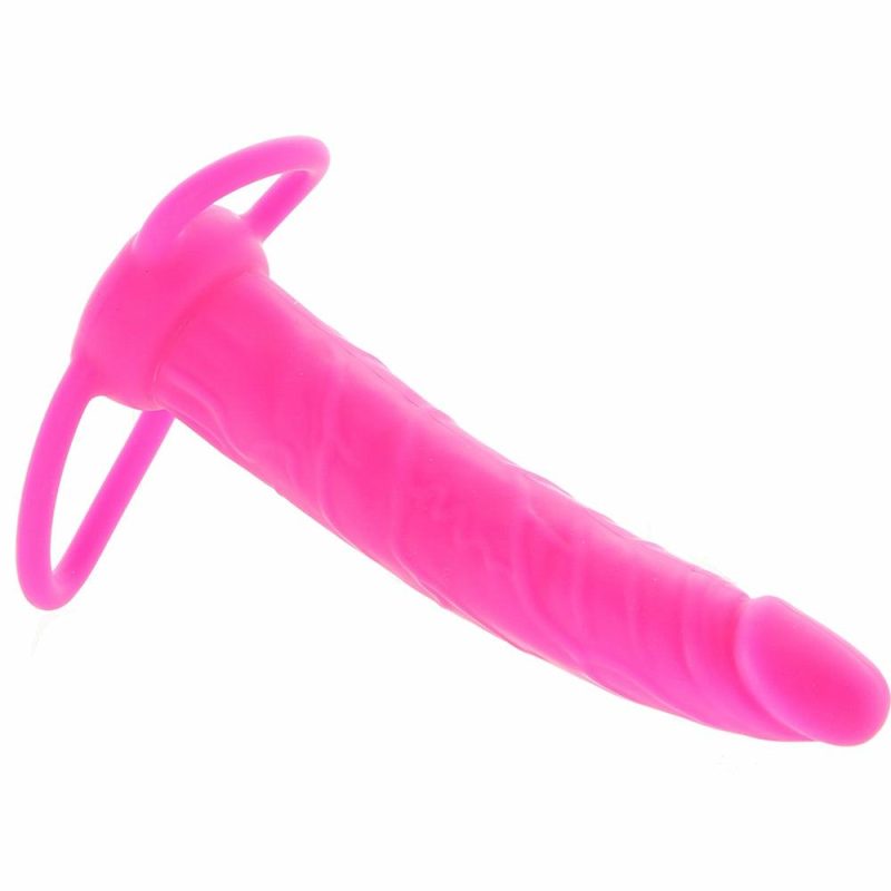 Dildos | Silicone Love Rider Dual Penetrator In Pink Dildos CalExotics