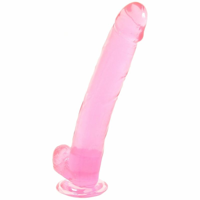 Dildos | Size Queen 10 Inch Jelly Dildo In Pink Dildos CalExotics