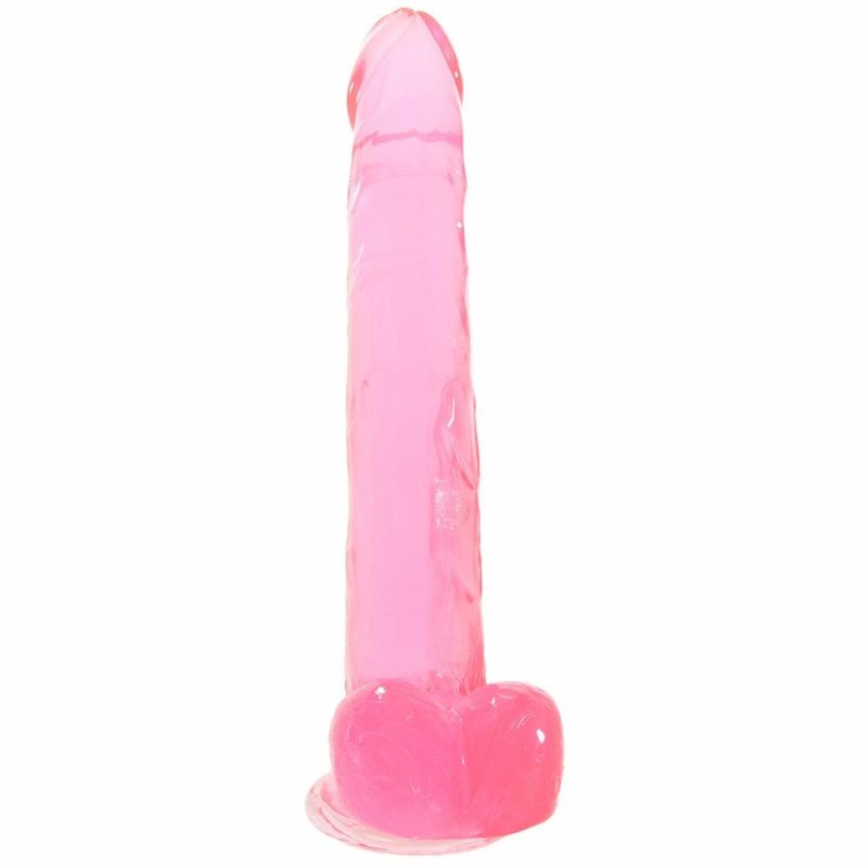 Dildos | Size Queen 10 Inch Jelly Dildo In Pink Dildos CalExotics