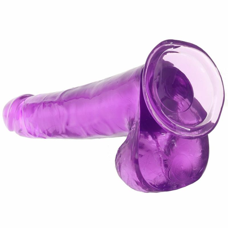 Dildos | Size Queen 10 Inch Jelly Dildo In Purple Dildos CalExotics