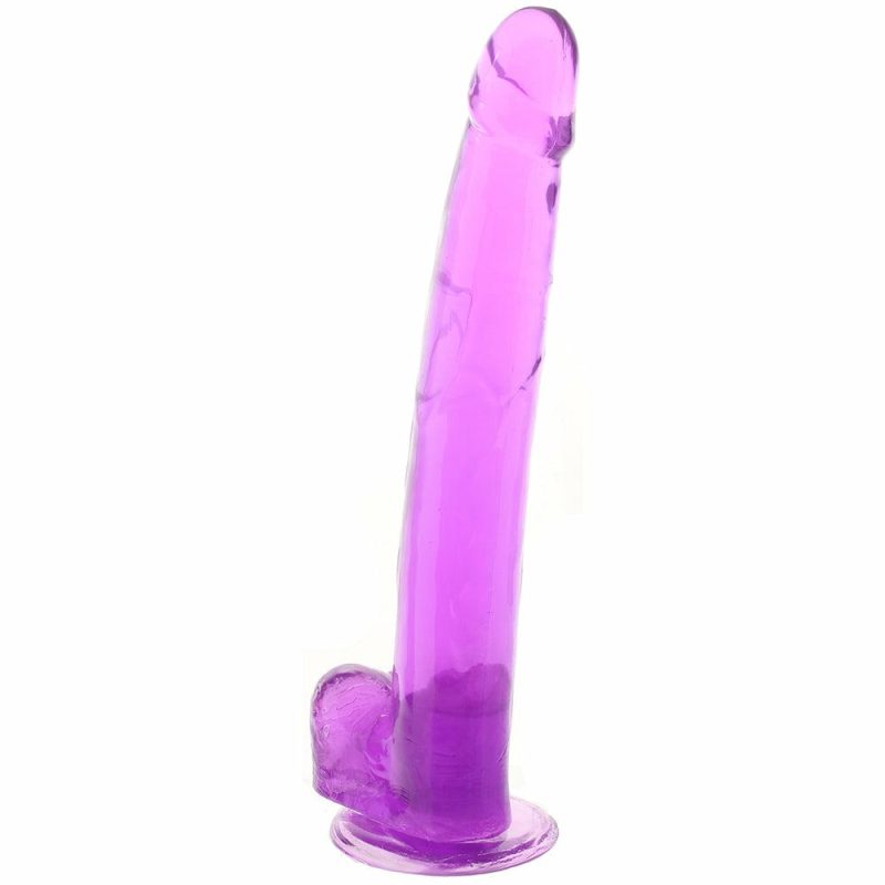 Dildos | Size Queen 12 Inch Jelly Dildo In Purple Dildos CalExotics