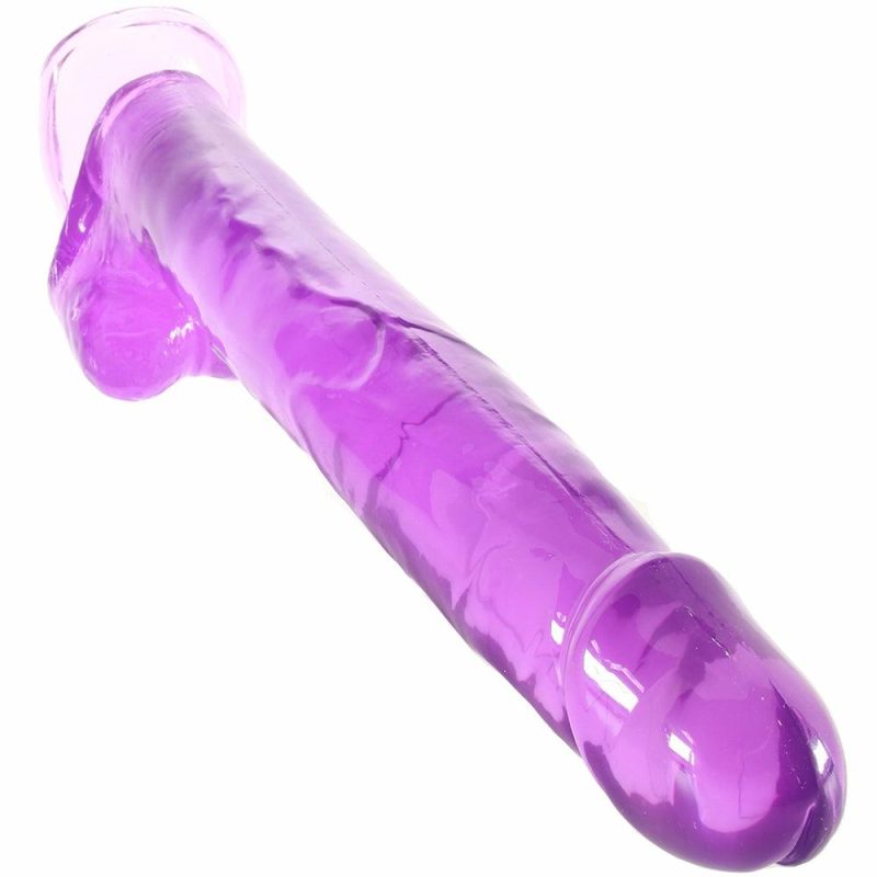 Dildos | Size Queen 12 Inch Jelly Dildo In Purple Dildos CalExotics