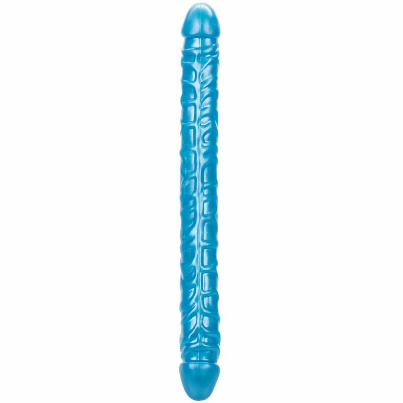 Dildos | Size Queen 17 Inch Double Dildo In Blue Dildos CalExotics