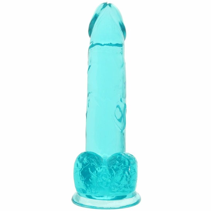 Dildos | Size Queen 6 Inch Jelly Dildo In Teal Dildos CalExotics