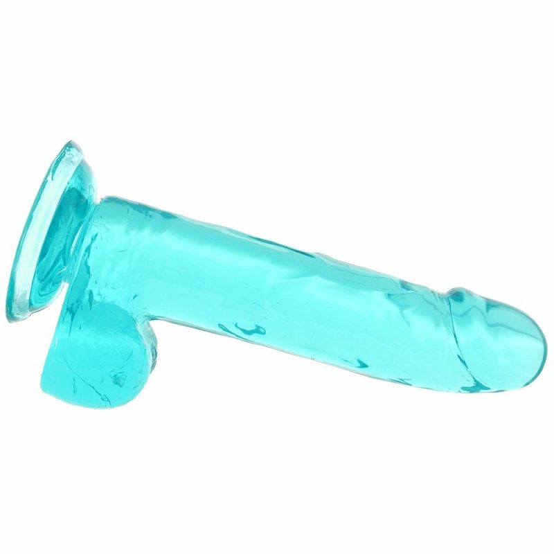 Dildos | Size Queen 6 Inch Jelly Dildo In Teal Dildos CalExotics