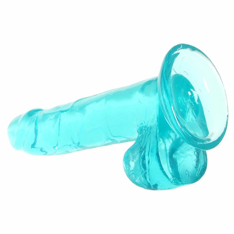 Dildos | Size Queen 6 Inch Jelly Dildo In Teal Dildos CalExotics