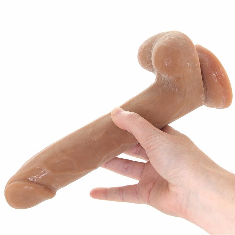 Dildos | Size Queen 8 Inch Dildo In Brown Dildos CalExotics