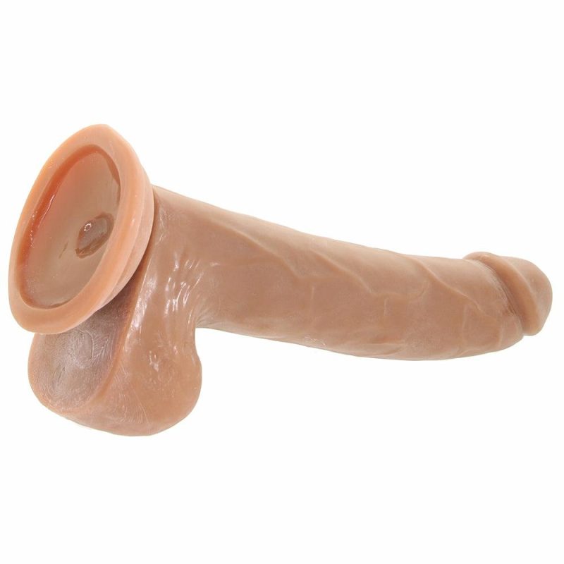 Dildos | Size Queen 8 Inch Dildo In Brown Dildos CalExotics