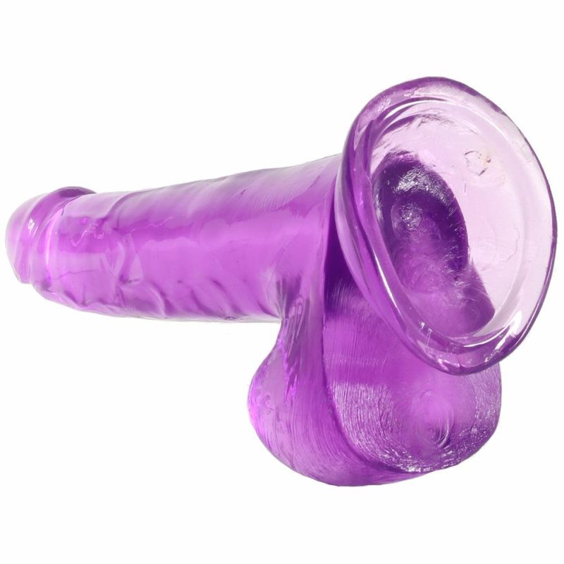 Dildos | Size Queen 8 Inch Jelly Dildo In Purple Dildos CalExotics