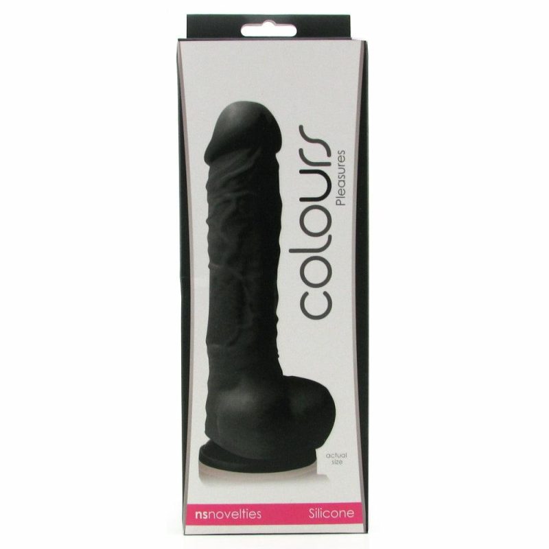 Dildos | Small Silicone Colours Dildo In Black Dildos Dildos