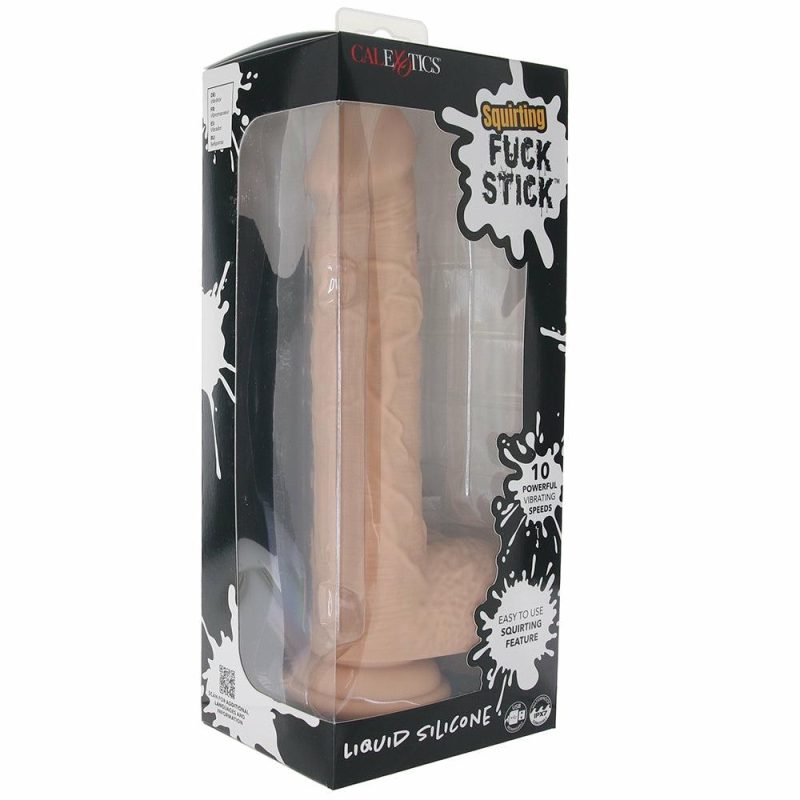 Dildos | Squirting Fk Stick Vibe In White Dildos Beige, White