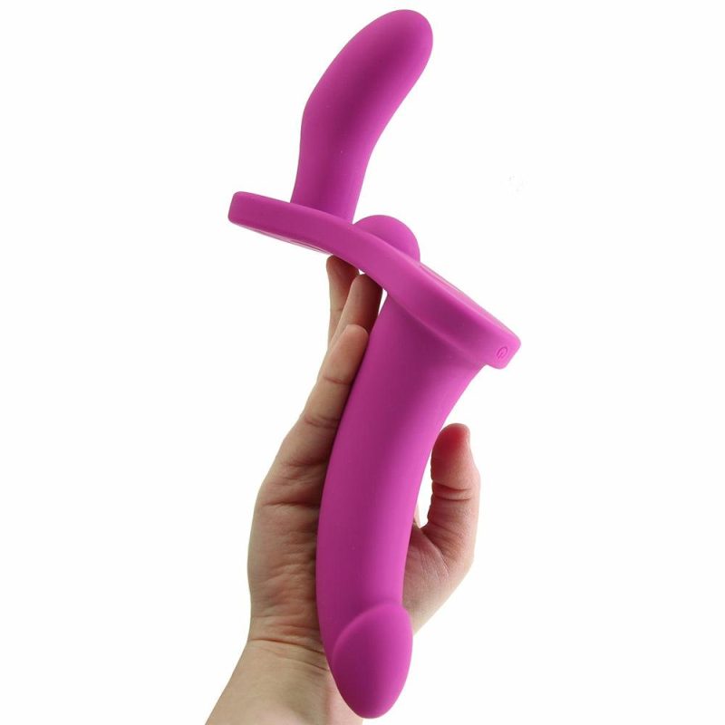 Dildos | Strap U Double Take Vibrating Dildo & Harness Dildos Dildos