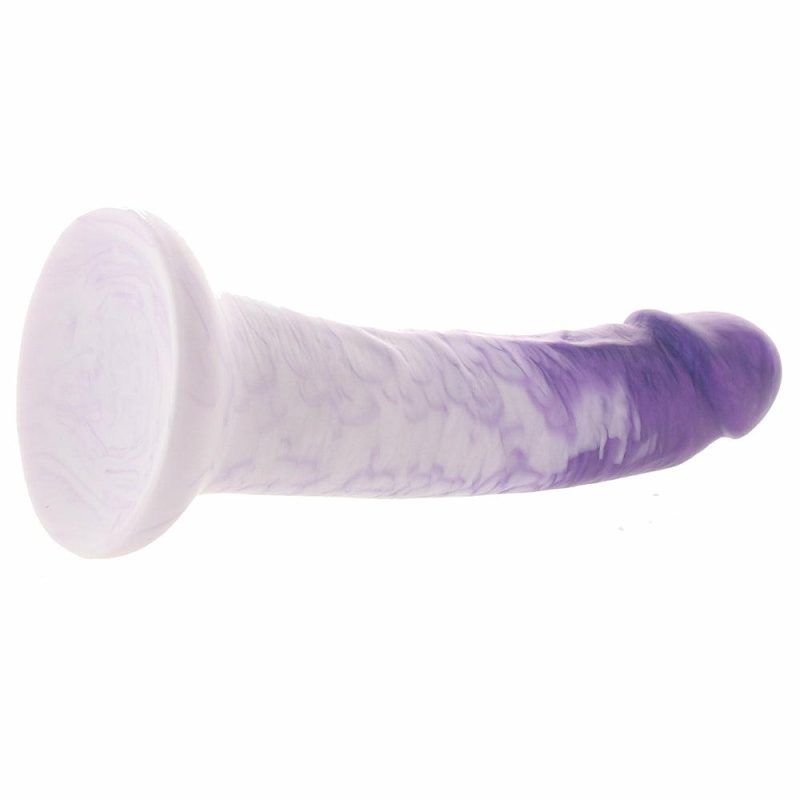 Dildos | Strap U Real Swirl Silicone Dildo In Purple Dildos Dildos