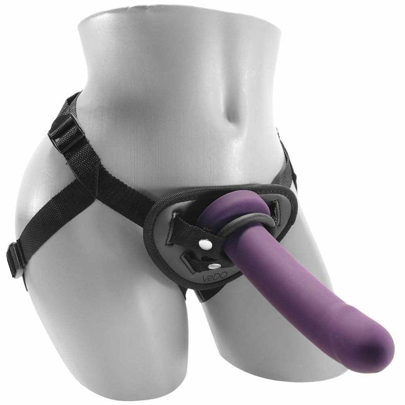 Dildos | Strapped Remote Strap-On Vibe Set In Purple Dildos Dildos