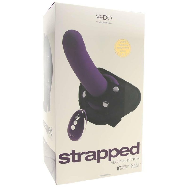 Dildos | Strapped Remote Strap-On Vibe Set In Purple Dildos Dildos