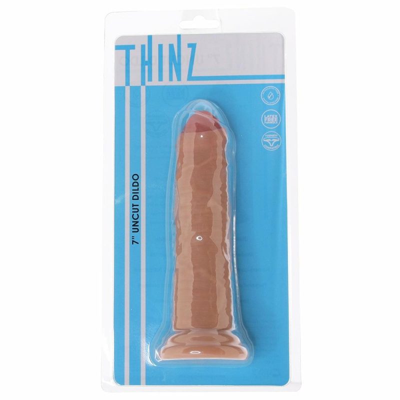 Dildos | Thinz 7 Inch Uncut Dildo Dildos Dildos