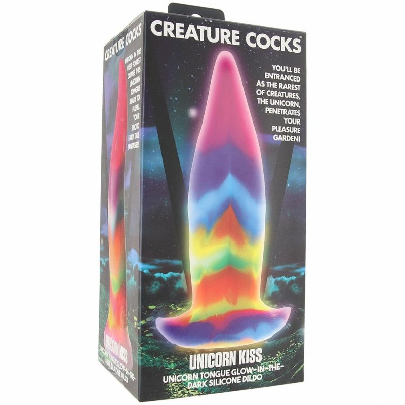 Dildos | Unicorn Kiss Glow-In-The-Dark Silicone Dildo Dildos Dildos