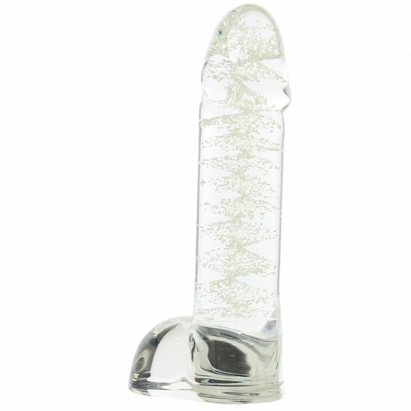 Dildos | Whipsmart Glow In The Dark Ballsy Glass Dildo Dildos Dildos