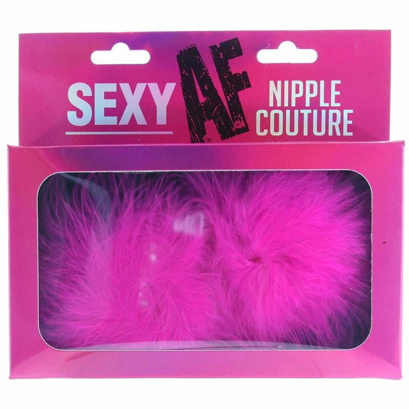 Lingerie | Nipple Couture Marabou Covers In Pink Lingerie Lingerie