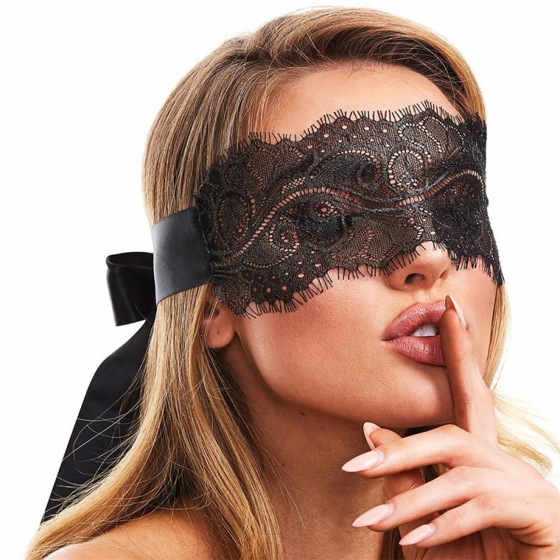 Lingerie | Secret Kisses Boudoir Lace Blindfold Bondage Bondage