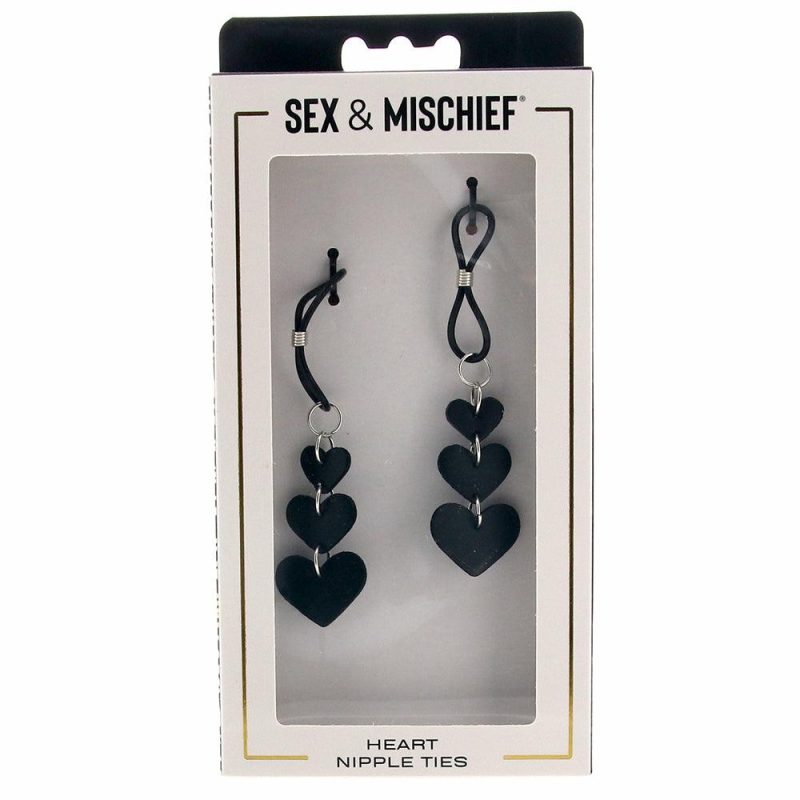 Lingerie | Sex & Mischief Heart Nipple Ties Bondage Bondage