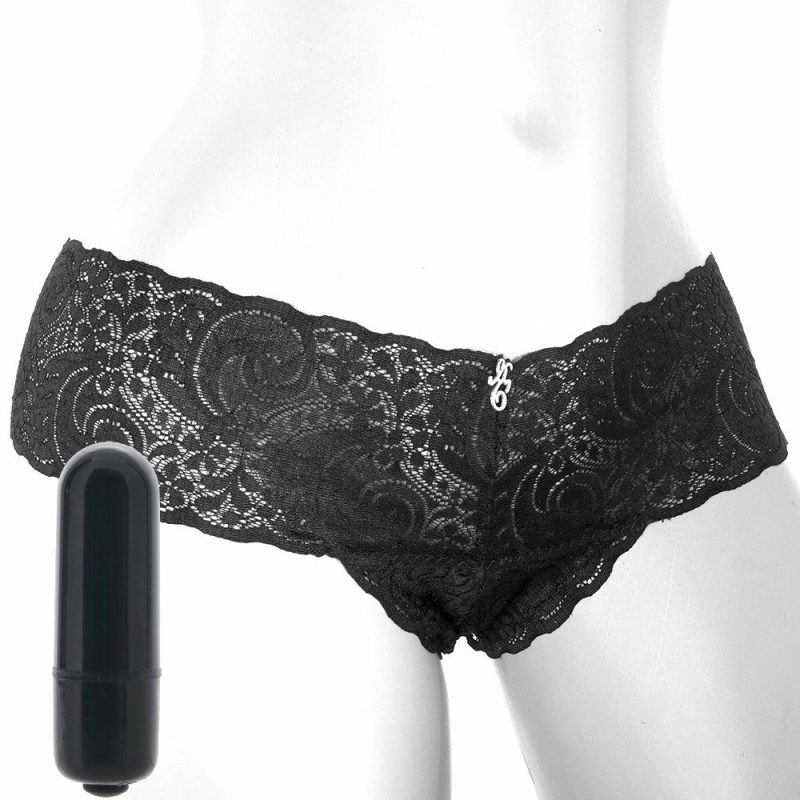 Lingerie | Vibrating Panties With Hidden Vibe Pocket /L Lingerie Black