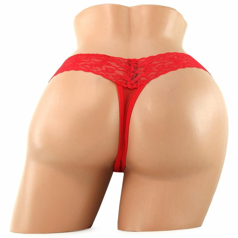 Lingerie | Wireless Remote Vibrating Red Panties In S/M Lingerie Electric Eel