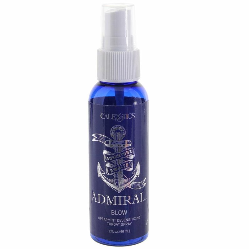 Lube | Admiral Blow Spearmint Desensitizing Throat Spray 2Oz Lube CalExotics