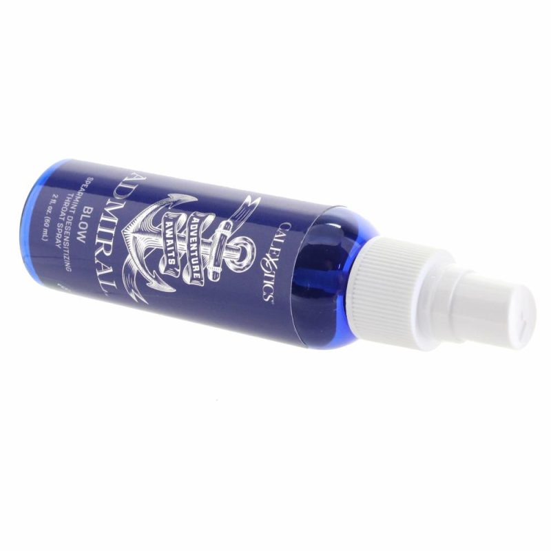 Lube | Admiral Blow Spearmint Desensitizing Throat Spray 2Oz Lube CalExotics