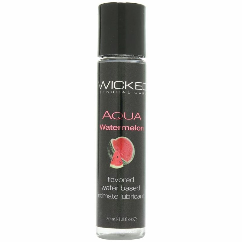 Lube | Aqua Flavored Lube 1Oz/30Ml In Watermelon Lube Lube