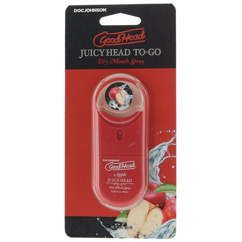 Lube | Goodhead Juicy Head Dry Mouth Spray To-Go In Apple Lube Doc Johnson