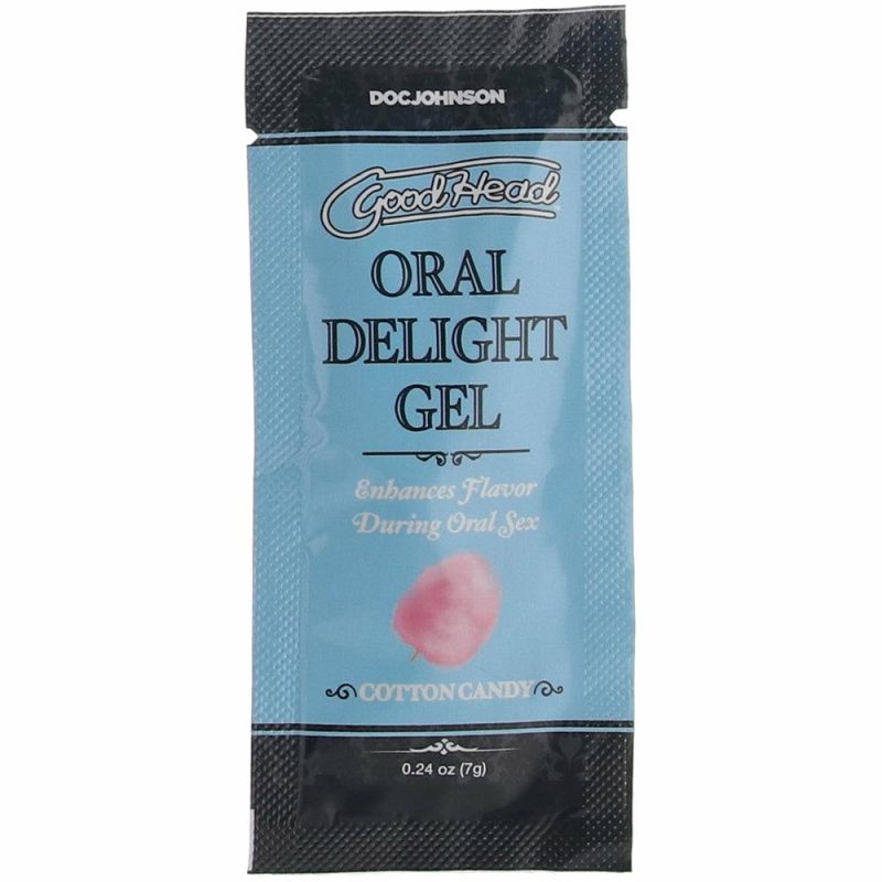 Lube | Goodhead Oral Delight Gel .24Oz In Cotton Candy Lube Doc Johnson