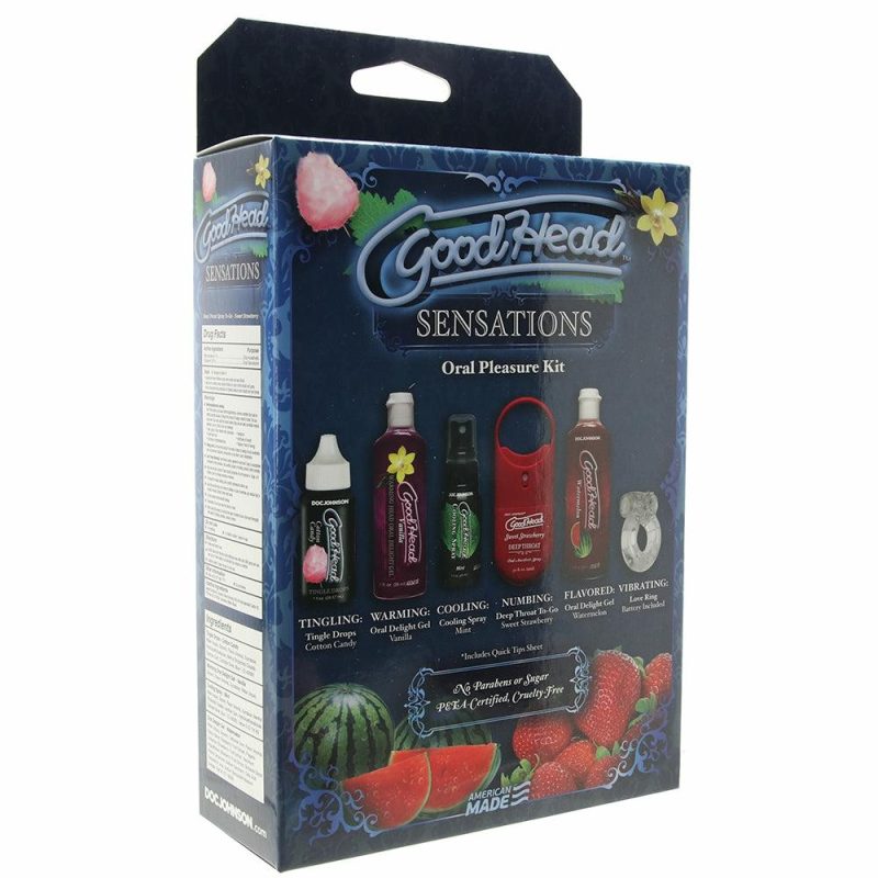 Lube | Goodhead Sensations Oral Pleasure Kit Lube Doc Johnson