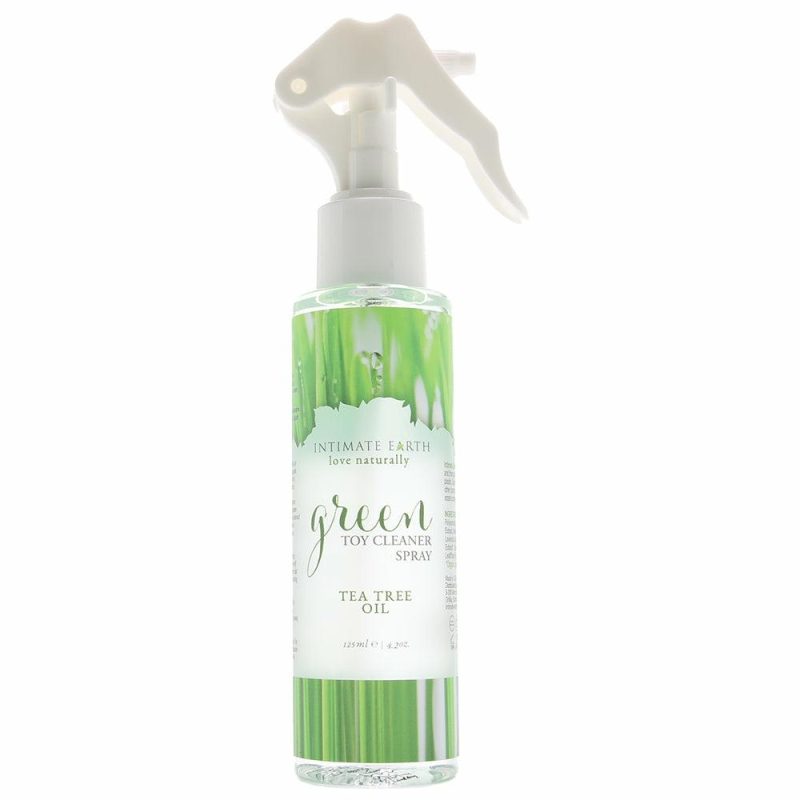 Lube | Green Misting Toy Cleaner In 4.2Oz/125Ml Lube Intimate Earth