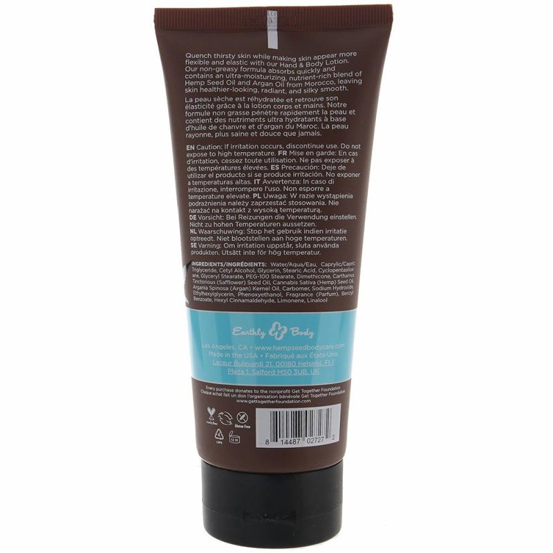 Lube | Hemp Seed Hand & Body Lotion 7Oz/207Ml In Sunsational Lube Earthly Body