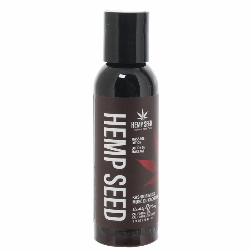 Lube | Hemp Seed Massage Lotion 2Oz/60Ml In Kashmir Musk Lube Earthly Body