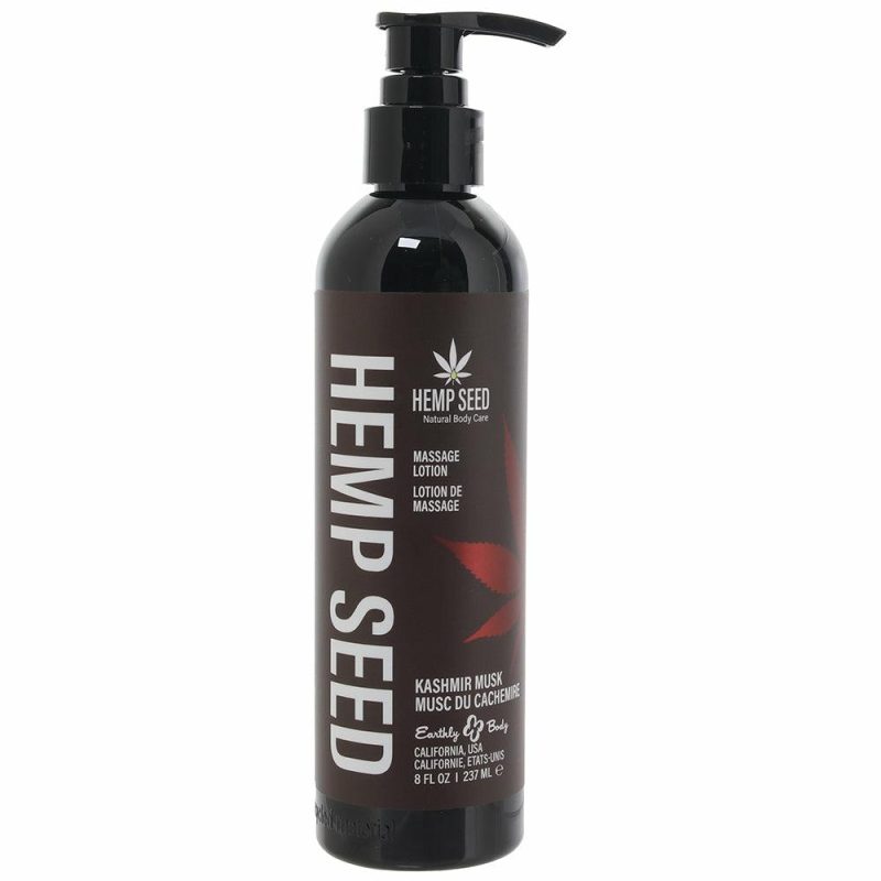 Lube | Hemp Seed Massage Lotion 8Oz/237Ml In Kashmir Musk Lube Earthly Body