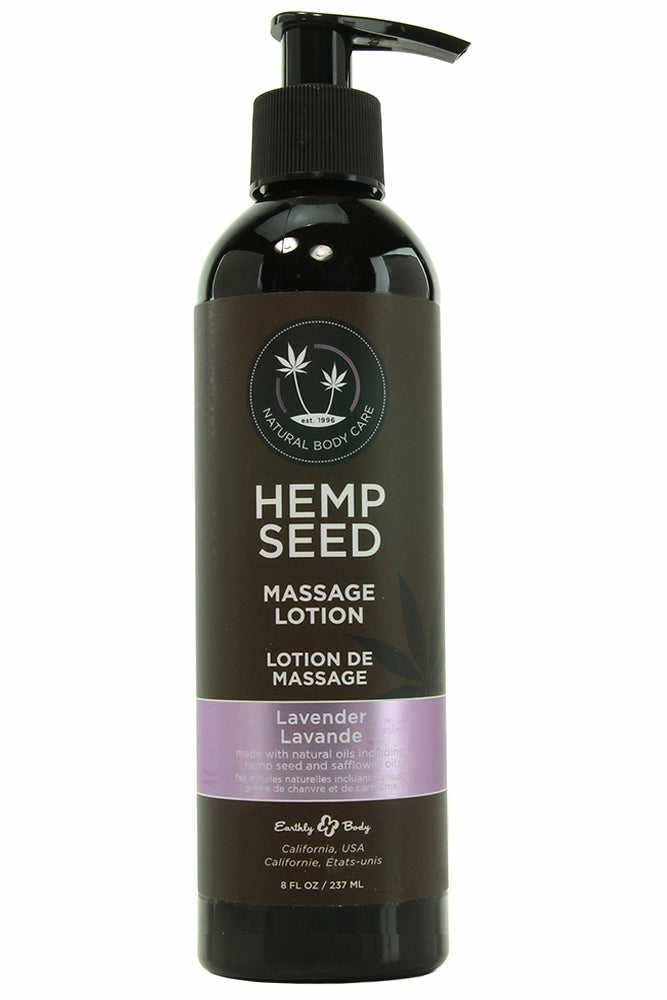 Lube | Hemp Seed Massage Lotion 8Oz/237Ml In Lavender Lube Earthly Body