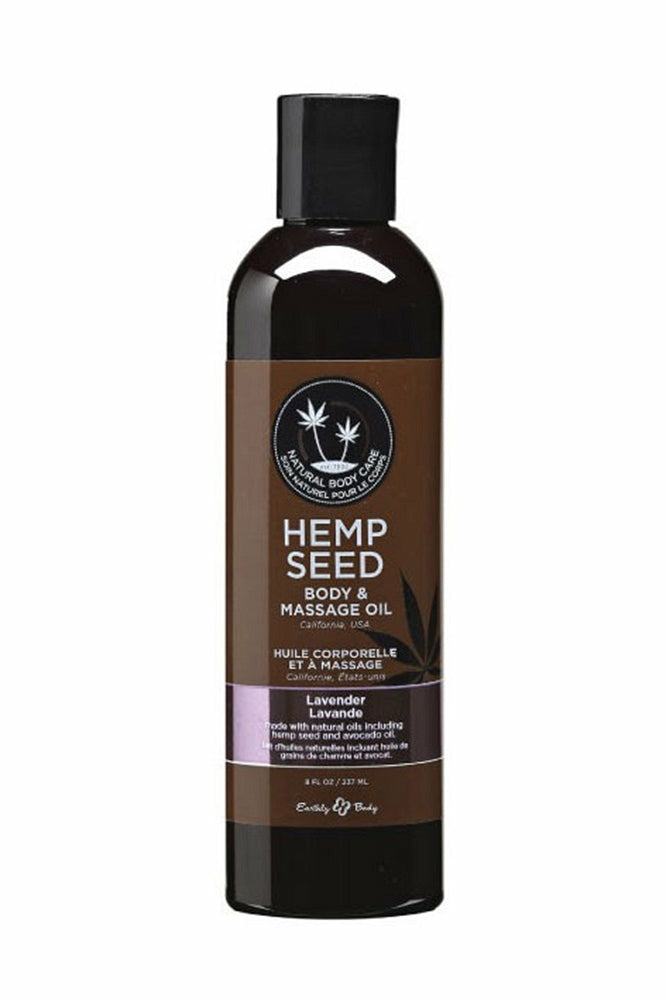 Lube | Hemp Seed Massage Oil 2Oz/60Ml In Lavender Lube Earthly Body