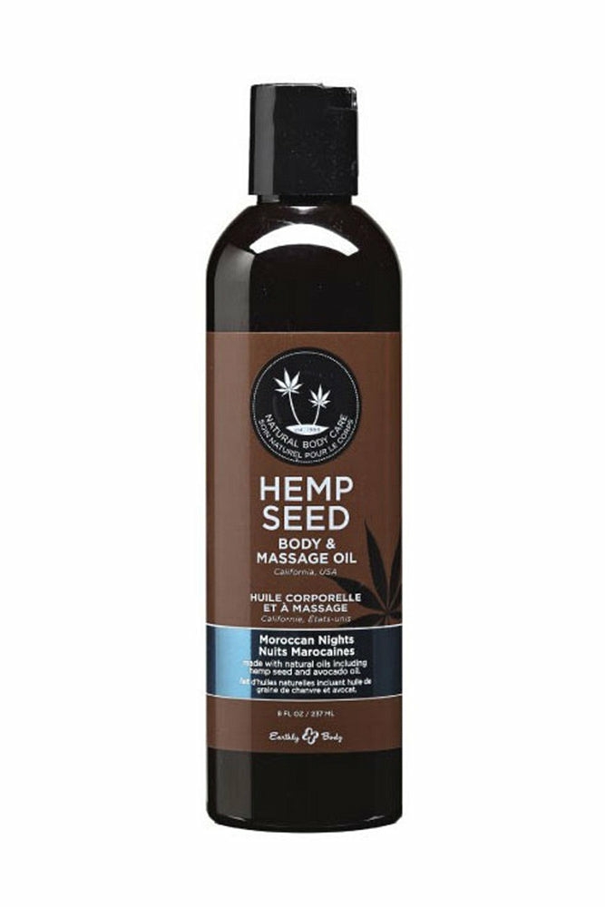 Lube | Hemp Seed Massage Oil 2Oz/60Ml In Moroccan Nights Lube Earthly Body