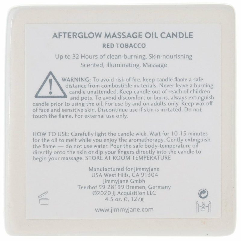 Lube | Jimmyjane Afterglow Massage Candle 4.5Oz In Red Tobacco Lube Jimmyjane