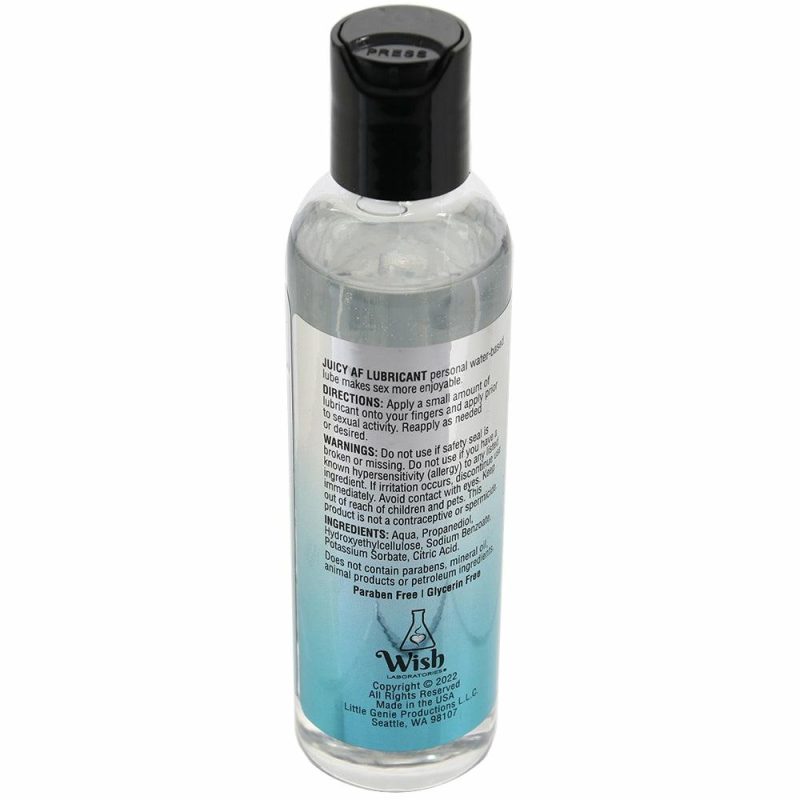 Lube | Juicy Af Glycerin Free Water Based Lube 4Oz/118Ml Lube Little Genie