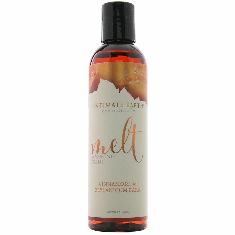 Lube | Melt Natural Warming Glide 4Oz/120Ml In Cinnamon & Ginger Lube Intimate Earth