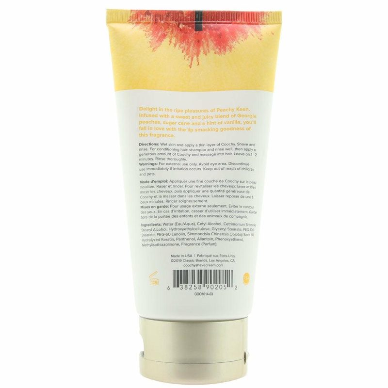 Lube | Oh So Smooth Shave Cream 3.4Oz/100Ml In Peachy Keen Lube Classic Erotica