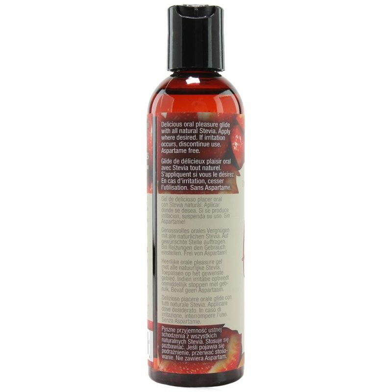 Lube | Oral Pleasure Glide 4Oz/120Ml In Fresh Strawberries Lube Intimate Earth