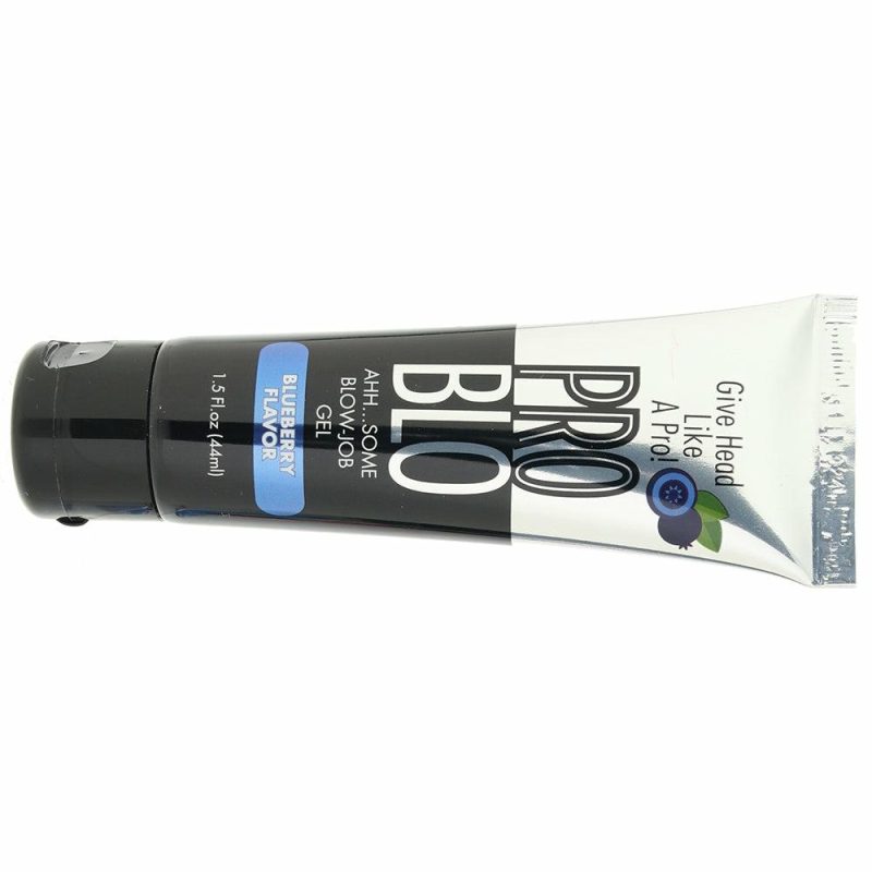 Lube | Pro Blo Flavored Oral Gel 1.5Oz/44Ml In Blueberry Lube Little Genie