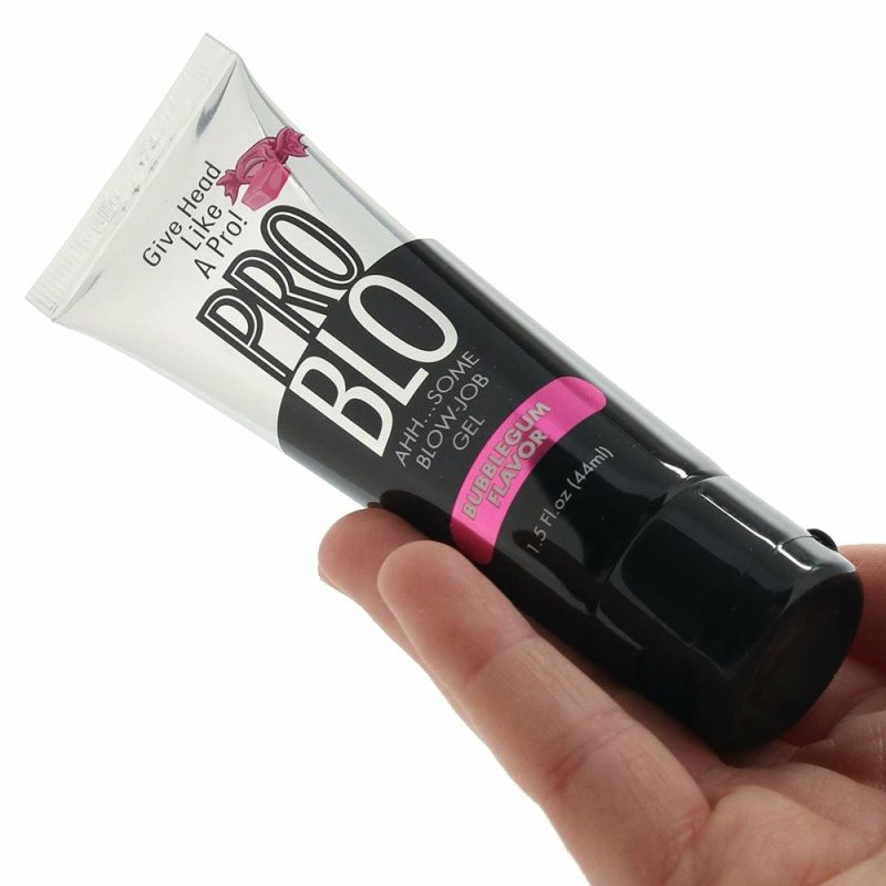 Lube | Pro Blo Flavored Oral Gel 1.5Oz/44Ml In Bubblegum Lube Little Genie